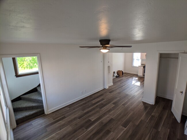 View from front door into living room and kitchen - 1315 S Norwood Ave