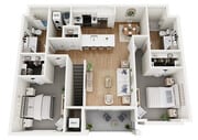 Floor Plan B6 | Echelon at Charlotte | Apartments in Charlotte, NC
