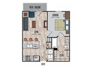 A1: 1BD | 1BA | 547 SF
