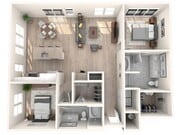 2 Bedroom 2 Bath