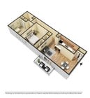 2 Bed 1 Bath