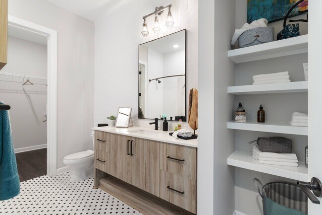 Industrial chic lighting and cabinet hardware