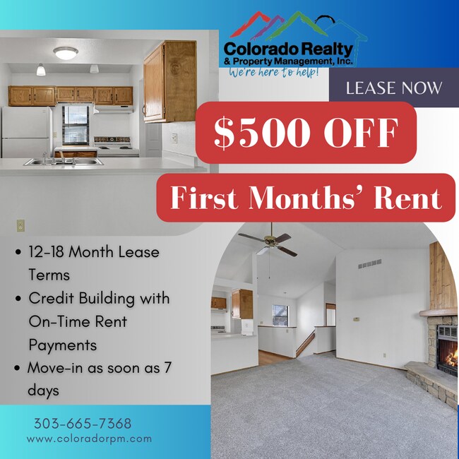 Building Photo - $2,085.00 - $500 OFF First Months' Rent - 3 Bedrooms, 2 Bathrooms Townhouse in Aurora with Washer...