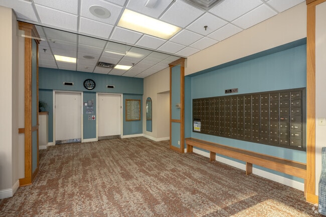 Lobby - Elevators and Mail