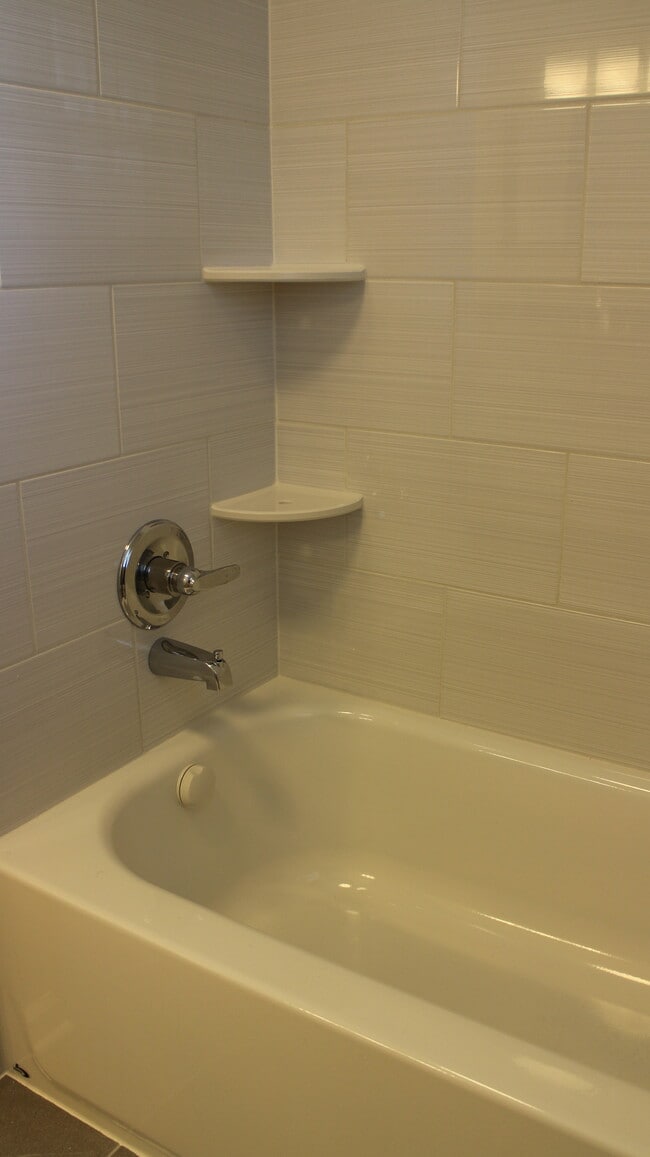 Guest bathroom tub. - 2614 Edge O Lake Dr