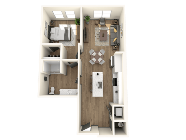 Apollo Apartments — floor plan photo