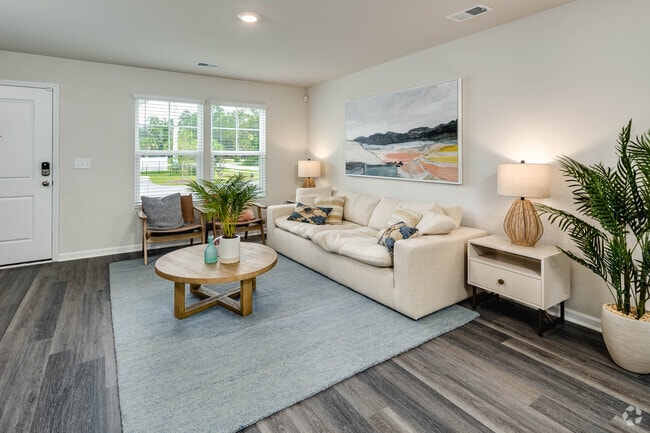 Living room from dining room.