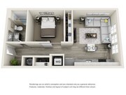 1S - 620 sqft