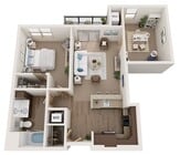 Floor Plan C1 | The Woodlands Apartments | Apartments in Menomonee Falls, WI