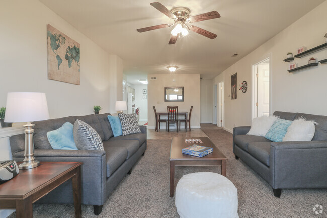 3 BR, 1 BA - Living Room - Lake Land Living Rental