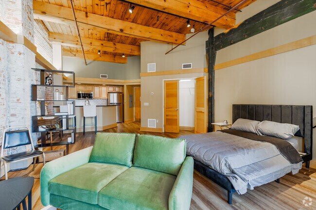 Studio - 520SF (B) - Living Area