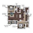 1,224 sq.ft- 2 Bed, 2 Bath