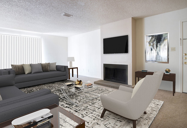 Living Room - Stonegate Apartments