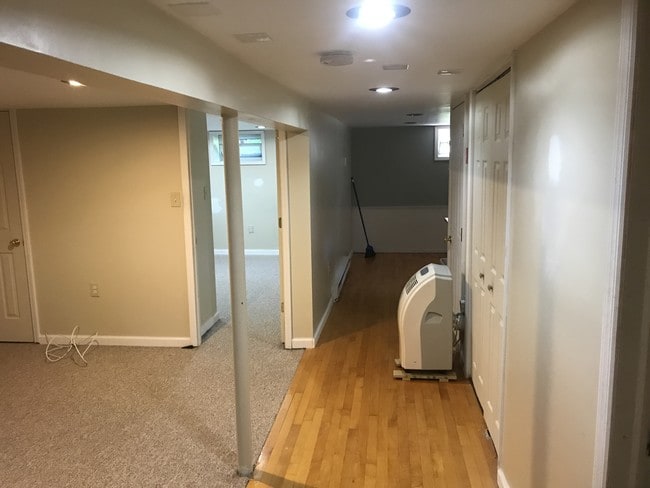 View from entrance to interior. AC unit - 3 Glenn St Unit 1