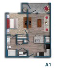 Plano de planta A16 de Brio en Lookout