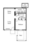 1BR/1BA