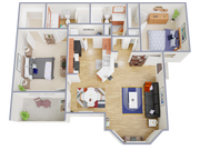 B1-P80 Floor Plan