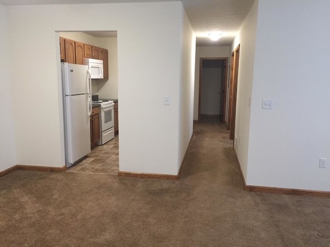 Hallway and kitchen - 875 American Greeting Card Rd Unit f