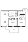 2BR/1BA