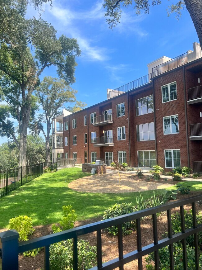 View of the grilling/fire pit areas