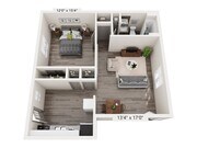 1 Bedroom 1C