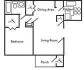 1BR/1BA