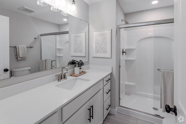 2BR, 2.5BA - 1,438SF - Primary Bathroom - Olive Lane