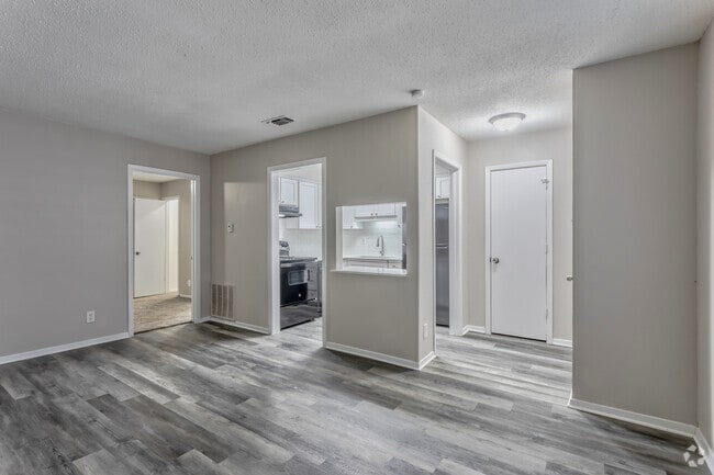 1BR,1BA - 564 SF A1 - Living/Kitchen