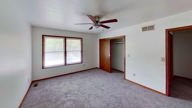 Photo - Huge 24' x 28' garage, two story duplex with two large bedrooms, one and a half bath, full baseme...