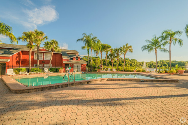 Pool Area - Lake Azzure Apartments