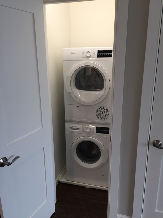Lavadora/secadora de bajo consumo en cada apartamento