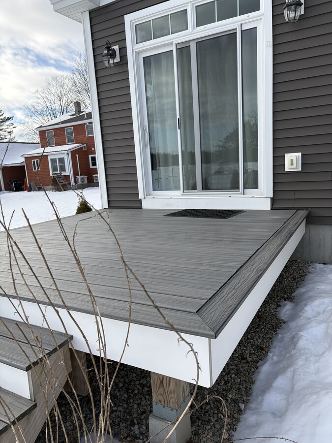 Rear deck - 17 Winn Rd