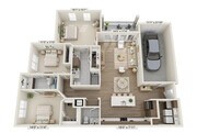 C1-ADA floor plan Asher Towne Lake