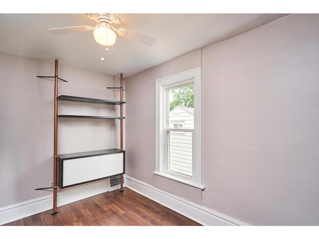 Bedroom #2 with Built-in cabinet and shelving! - 1214 Beardsley St Unit B