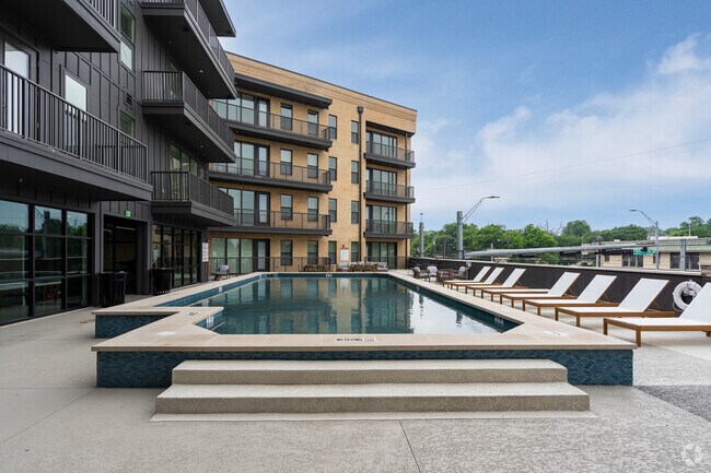Elevated Luxury Pool Deck and Lounge - Zang Flats