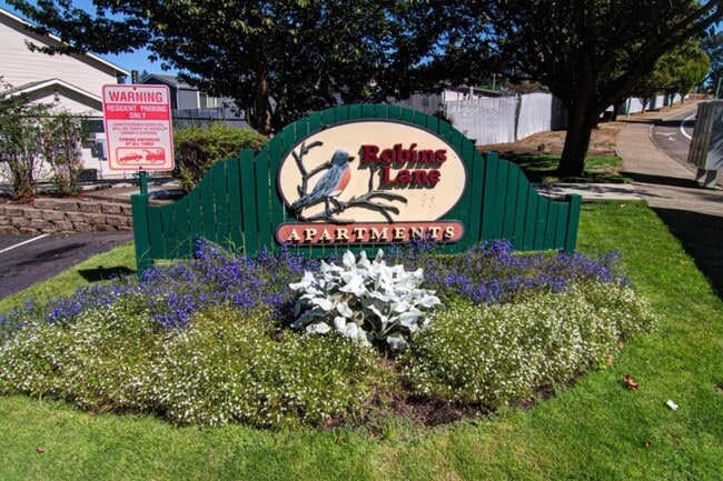 Entrance Sign - Robins Lane Apartments