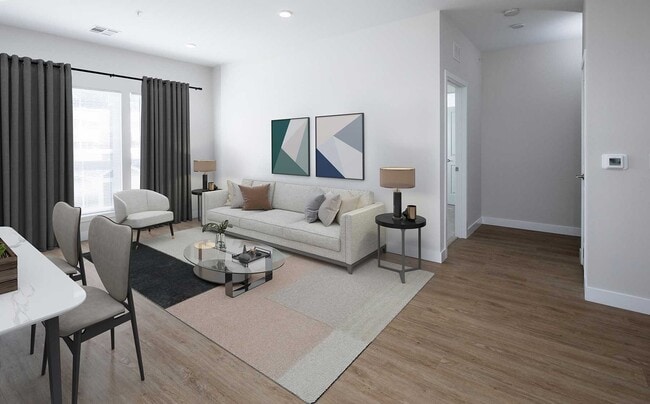 Phase II Apartment Home Living Area - Avalon Easton