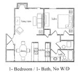 1BR/1BA