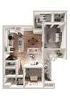 Legacy North - B2IU1 Floor Plan