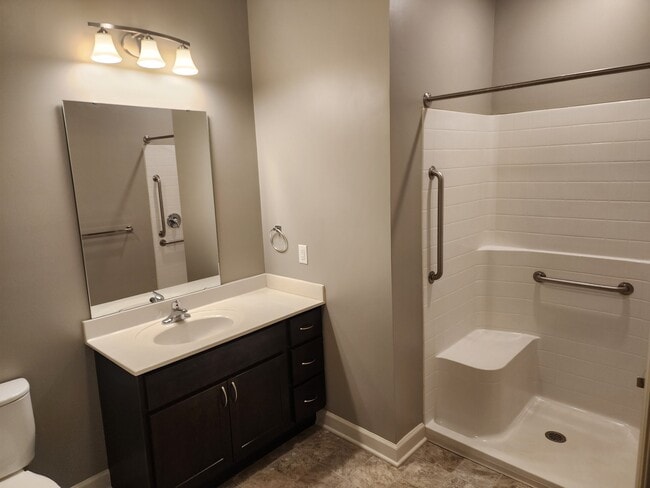 bath with walk in shower - Aurora Estates