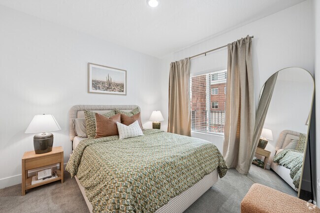 2BR, 2BA - 861SF - Primary Bedroom