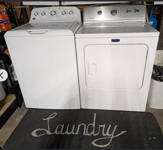 Laundry in Garage