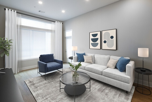 Signature Collection living room - Avalon at Becker Farm
