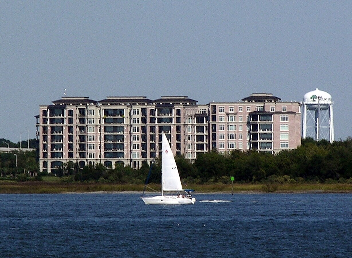 View from the west across Charleston Harbour - Renaissance on Charleston Harbor South