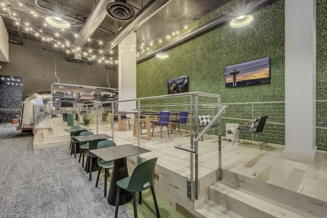TV viewing and lots of space to socialize
