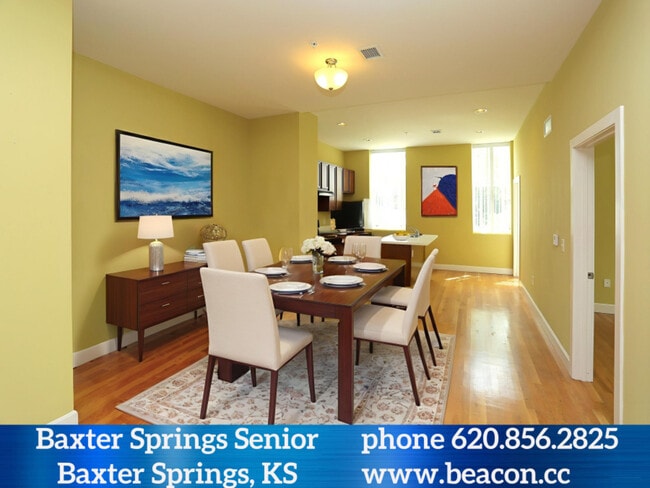 Baxter Springs 2 bed dining area