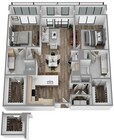 P: 2 bed / 2 bath