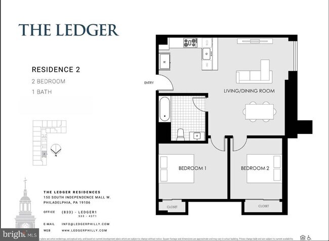 Building Photo - 150 S Independence Mall W Unit 802