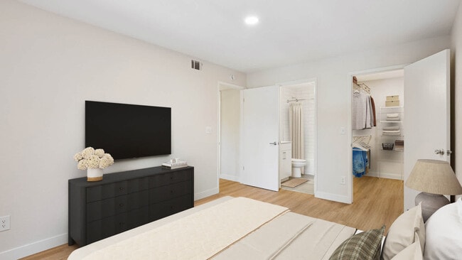 Bedroom with Hard Surface Flooring