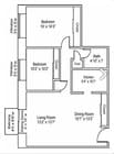2BR/1BA